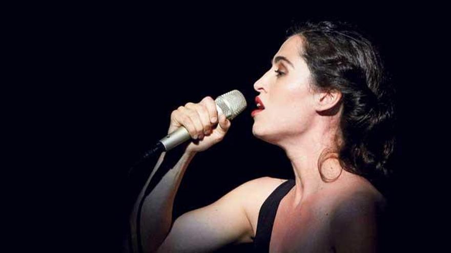 Sílvia Pérez Cruz, durante una actuación.