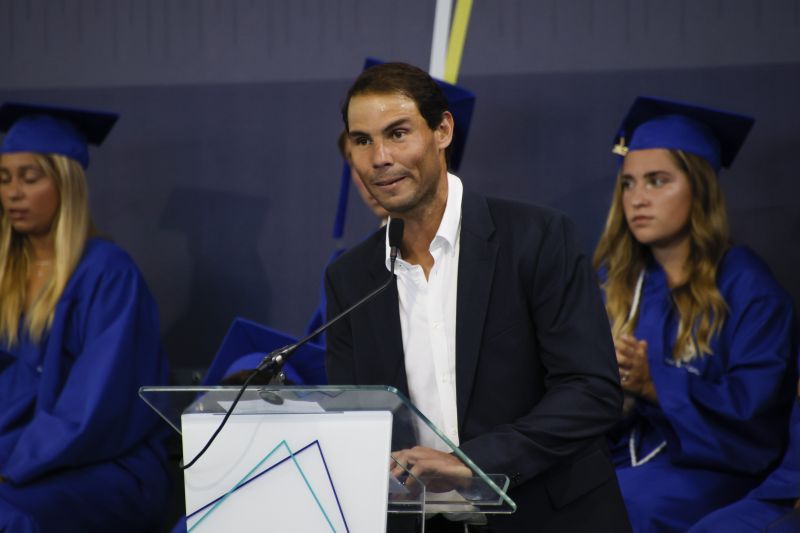 Rafa Nadal y Ricky Rubio presiden la graduación de la Rafa Nadal Academy by Movistar