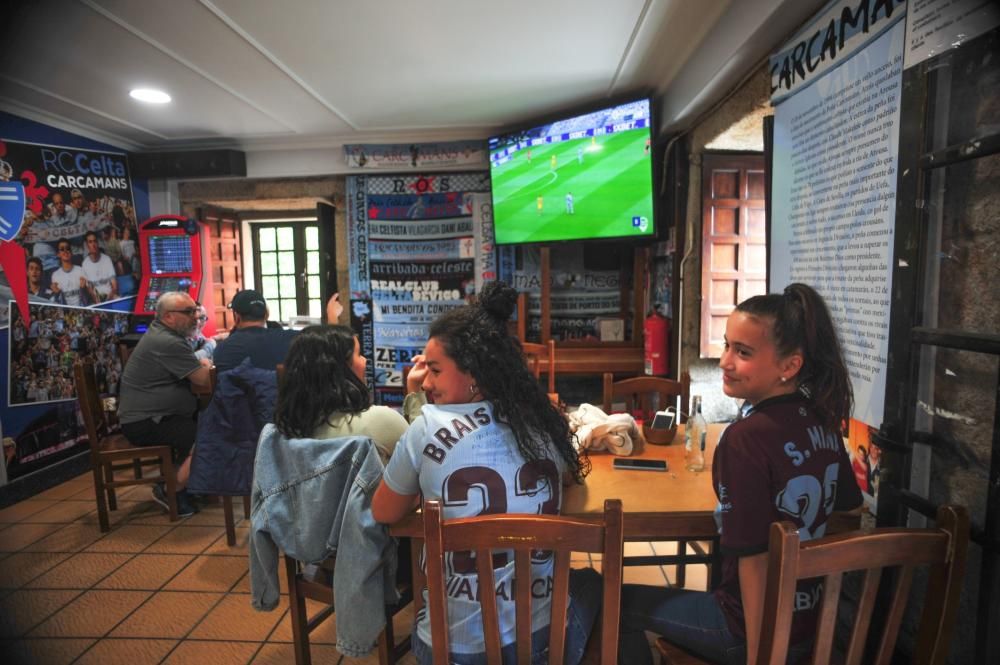 Las mejores imágenes del Celta - Villarreal (también en los bares). // R. Grobas | Marta G. Brea | Lalo R. Villar (LaLiga)