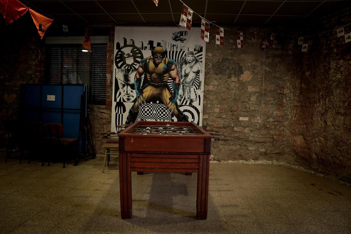 Vista del antiguo horno de Benamira, que ahora sirve como punto de encuentro.