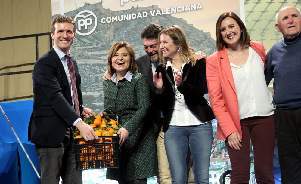 Pablo Casado proclama a los candidatos de la C. Valenciana