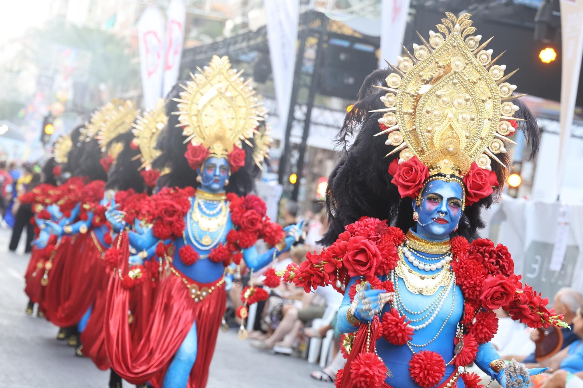 International folk parade of the bonfires of Alicante