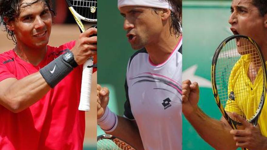 Ferrer, Nadal y Almagro superan con relativa facilidad la segunda ronda de París