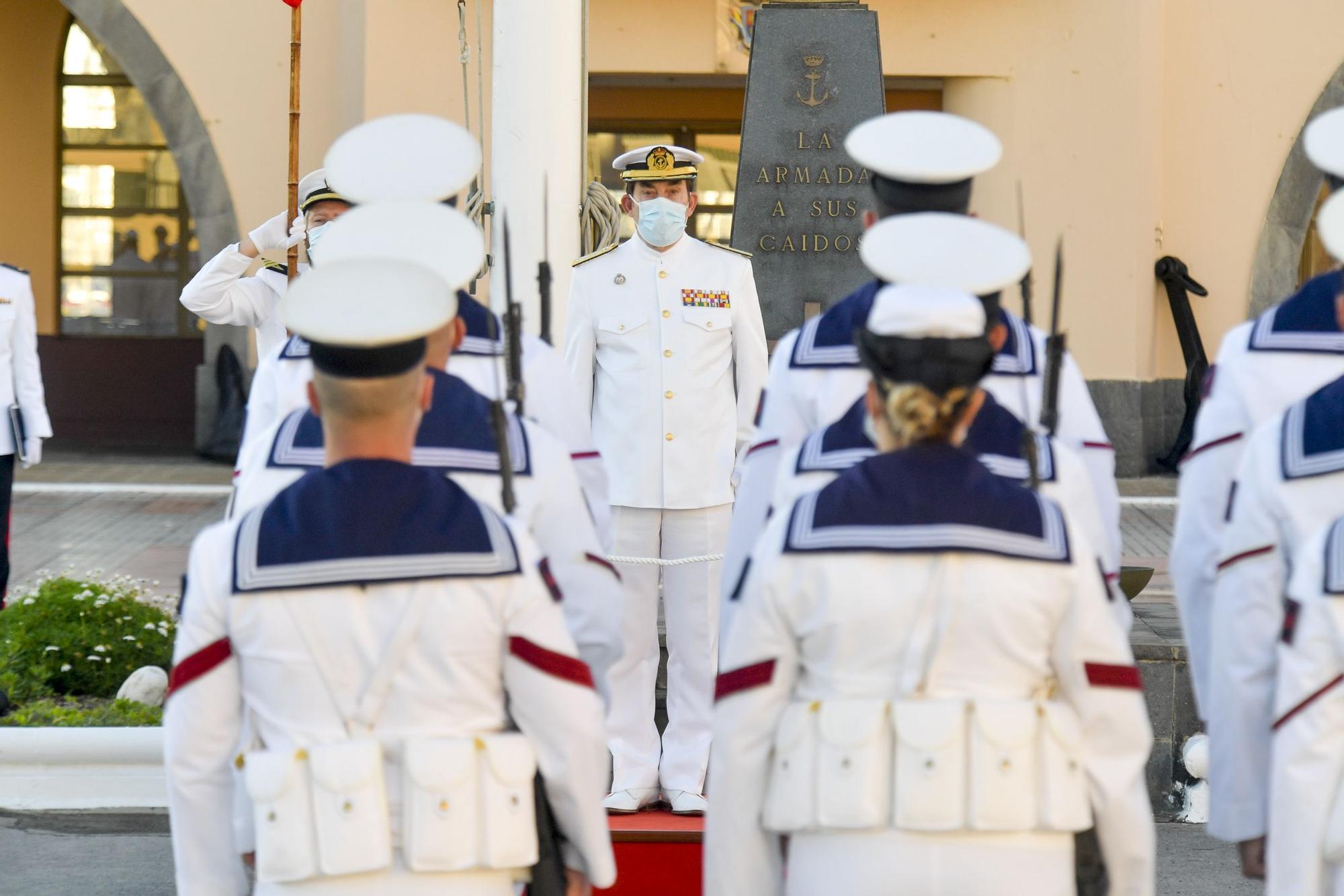 Visita del jefe del Estado Mayor de la Armada a Las Palmas de Gran Canaria