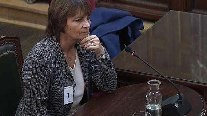 Teresa Prohias, primer testigo de la decimoséptima jornada. // Efe