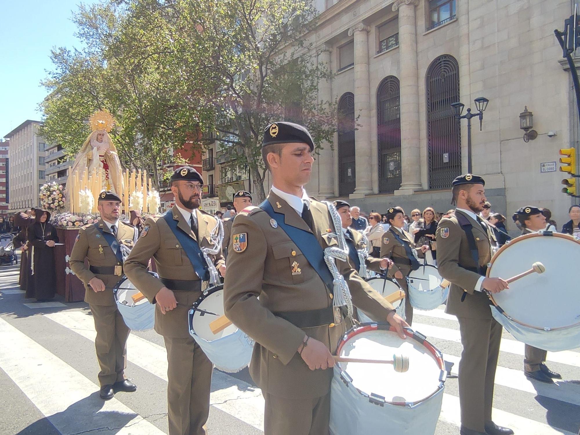 En imágenes | Procesiones del Jueves Santo en Zaragoza