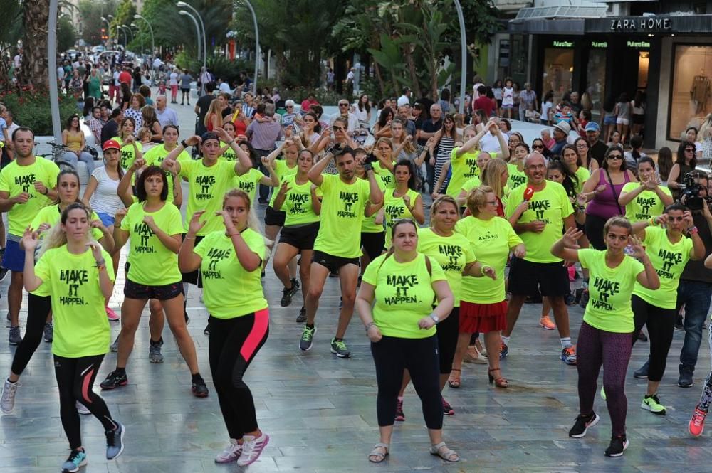 Zumba en la Avenida Libertad