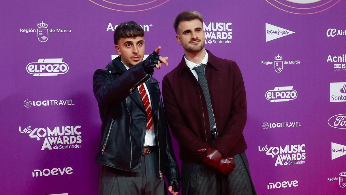 La alfombra roja de los 40 Music Awards en el Roig Arena de Valencia