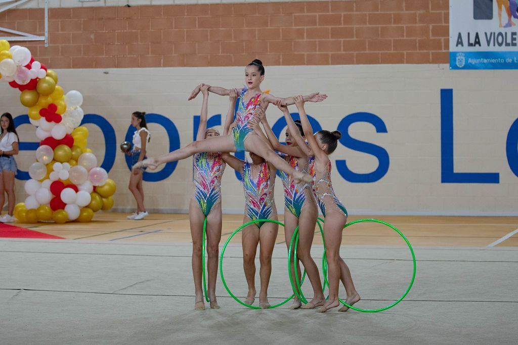 Campeonato regional de gimnasia rítmica en Los Alcázares