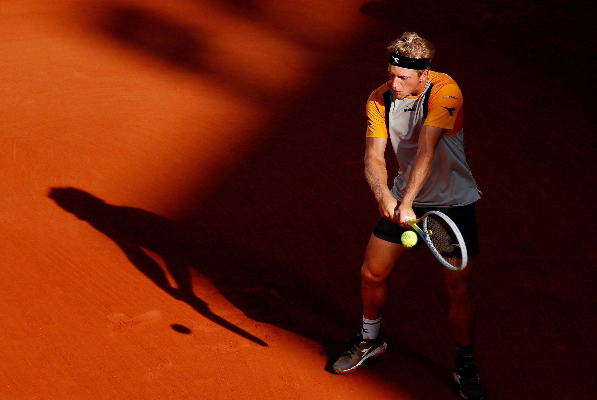 Las imágenes de los octavos de final de Roland Garros entre Alejandro Davidovich y Federico Delbonis