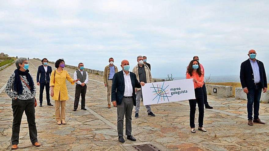 Marea Galeguista, con Pancho Casal, en A Coruña.