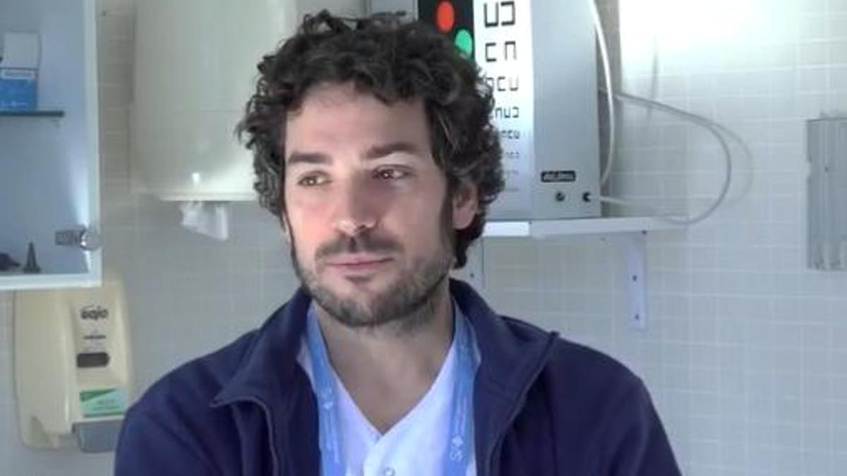 Miquel Farres, en el vídeo del ICS.