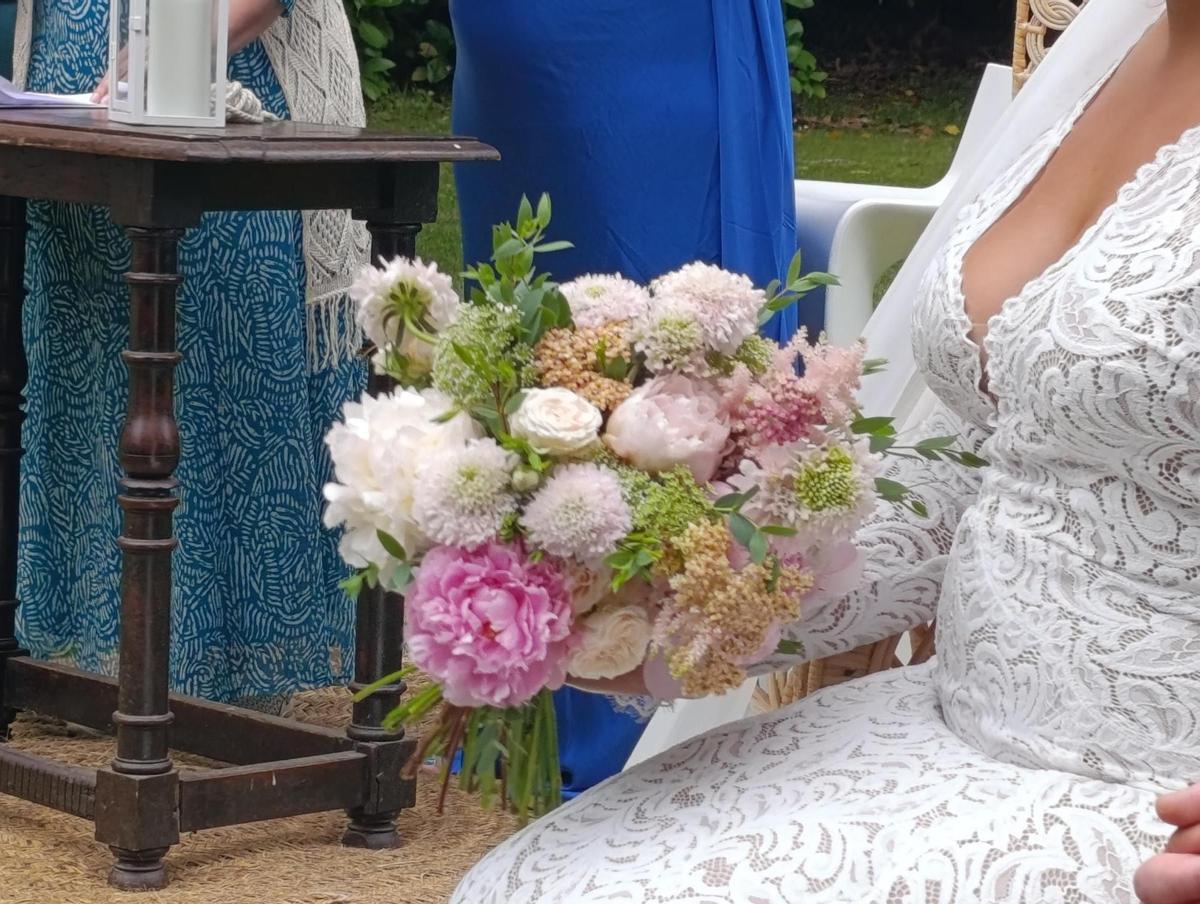 Ramo de boda celebrada en el palacio de Villabona.
