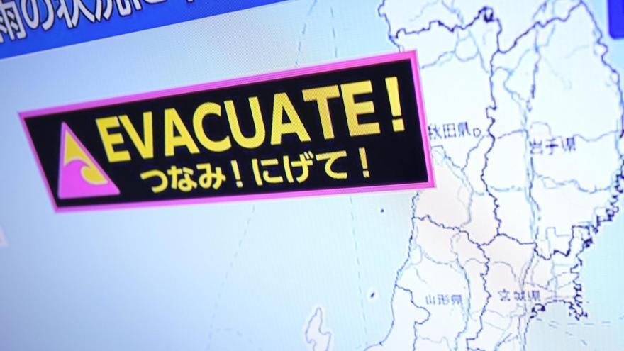 Alerta de tsunami en Japón tras un terremoto de magnitud 6,7 en el noreste del país