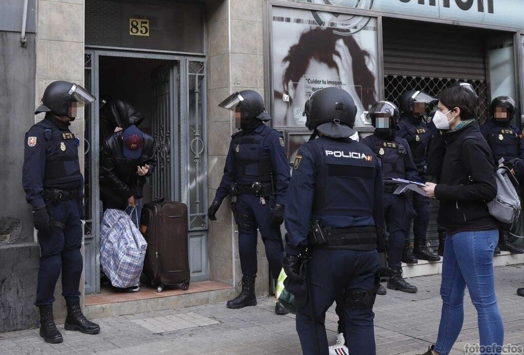 Desahucio en la Avenida Goya de Zaragoza