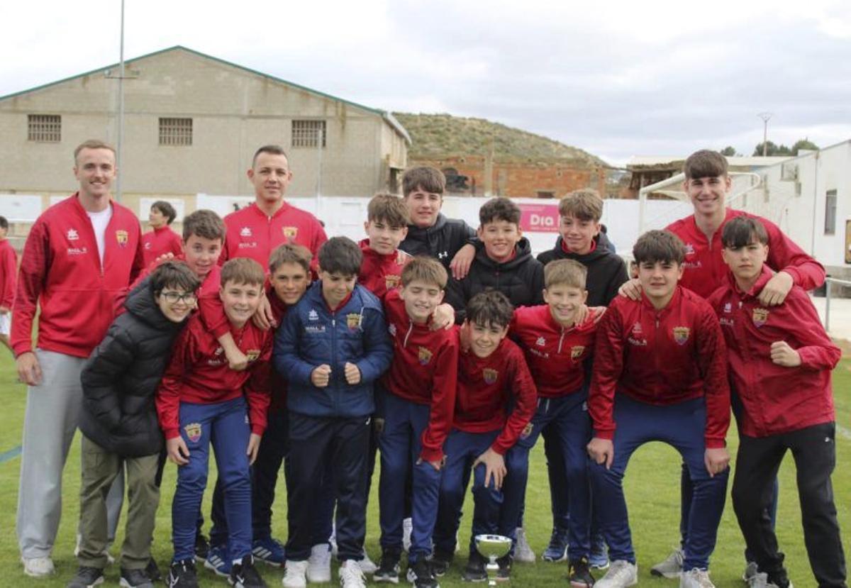 El CD Mallén infantil finalizó en tercera posición. |