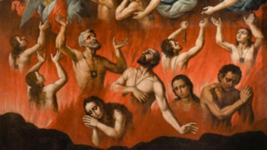 A las benditas ánimas del purgatorio