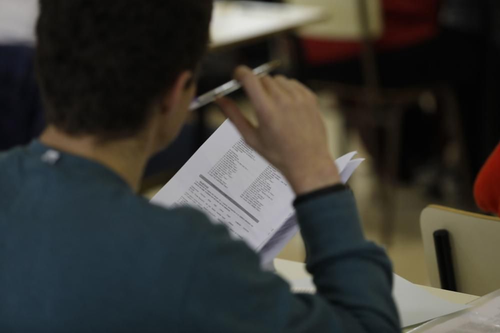 Pruebas de selectividad del campus de Gijón