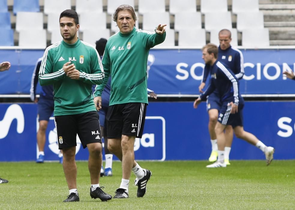 Entrenamiento del Oviedo en El Tartiere