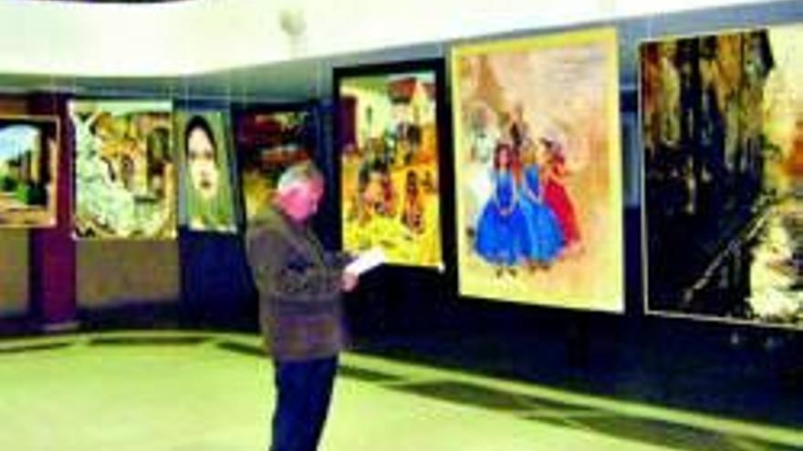 La pintora local Pilar Fernández gana el concurso de El Obrero