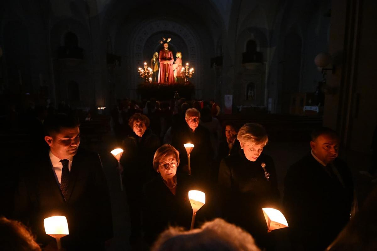 Así salen los pasos de Semana Santa este lunes en Elche