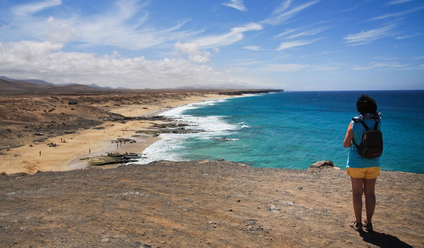 Playa Aljibe de la Cueva, en el municipio de La Oliva (Fuerteventura).