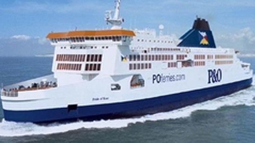 El &#039;Pride Of Kent&#039;, el ferri encallado en Calais.