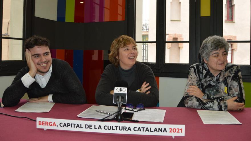 Per l&#039;esquerra Jordi Pujals, Ermínia Altarriba i Dolors Tous, regidors d&#039;ERC a Berga