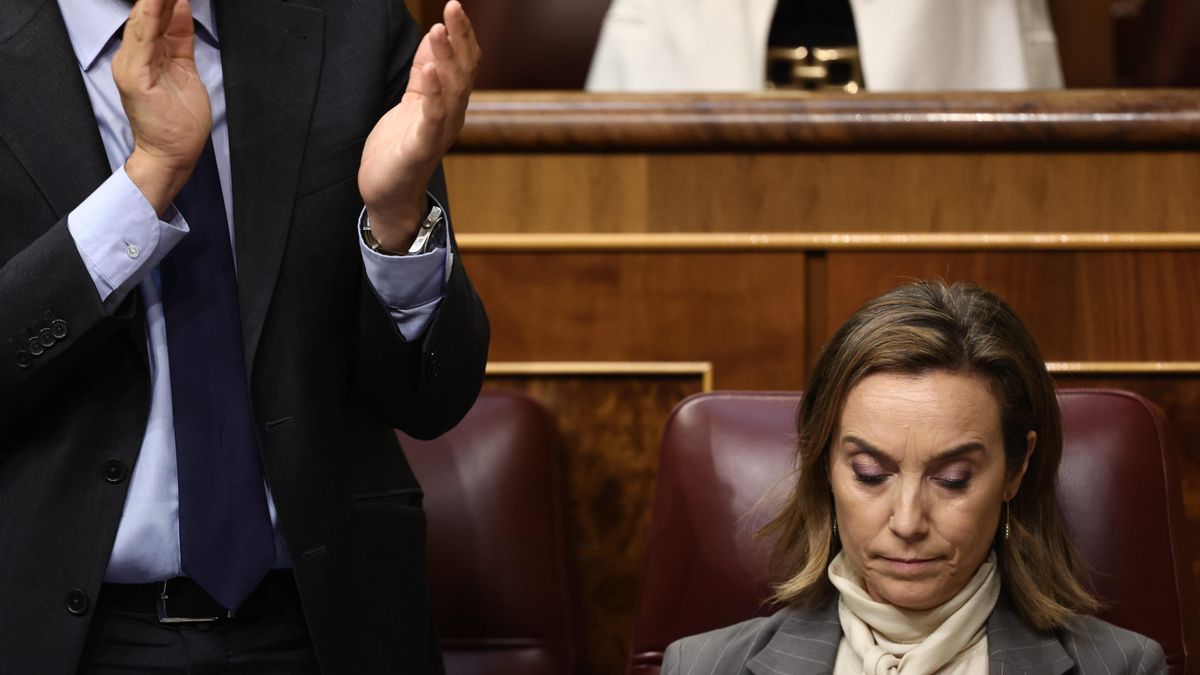 La secretaria general del PP y portavoz del Grupo Parlamentario Popular en el Congreso, Cuca Gamarra.