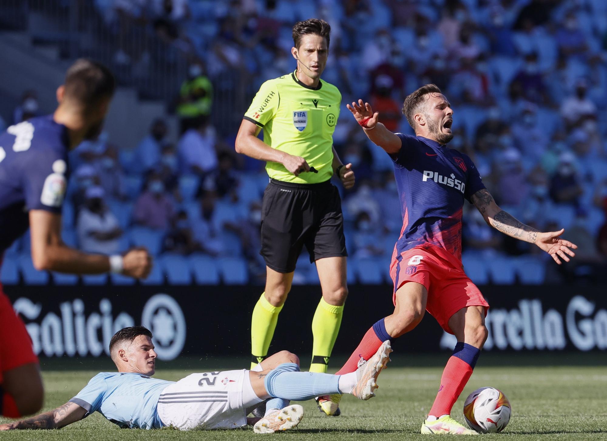 El Celta-Atlético, en imágenes