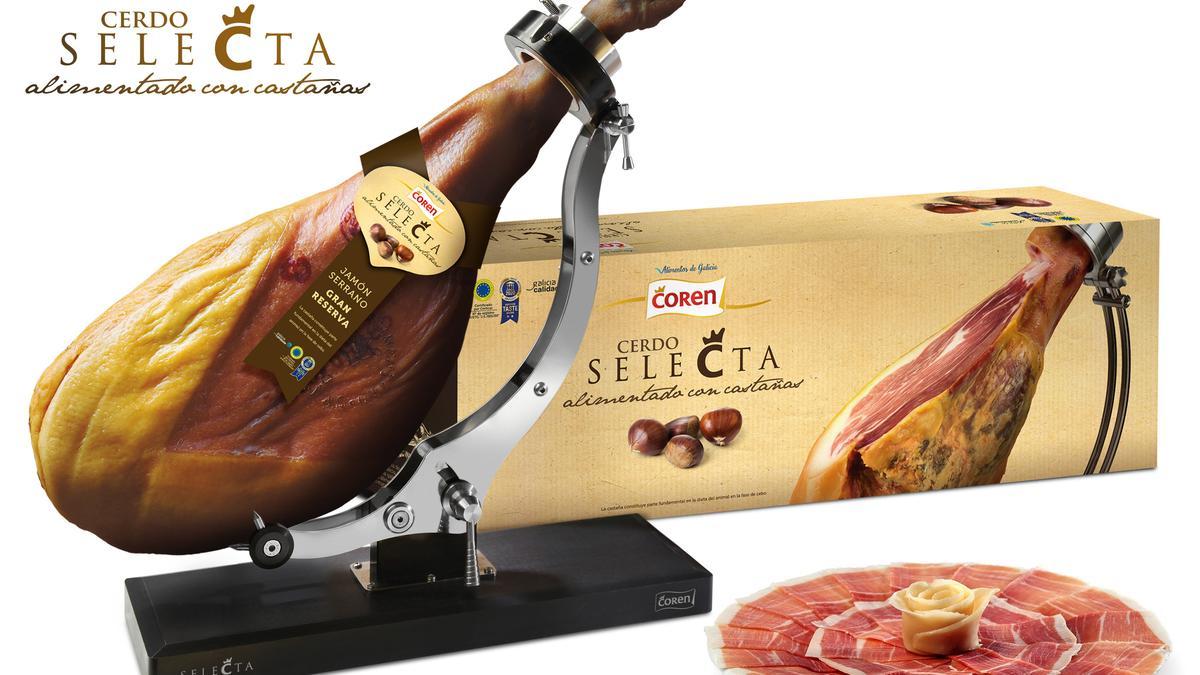 Selecta, el único jamón procedente de castañas gallegas, conquista a los chefs más prestigiosos de Europa.