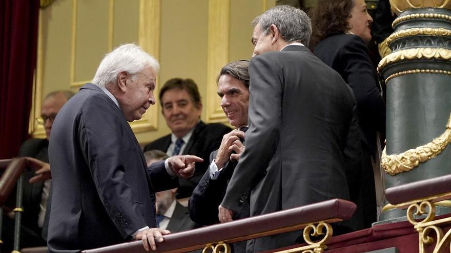 El Congreso invitará a Felipe González, Aznar, Zapatero y Rajoy a asistir al discurso del Papa