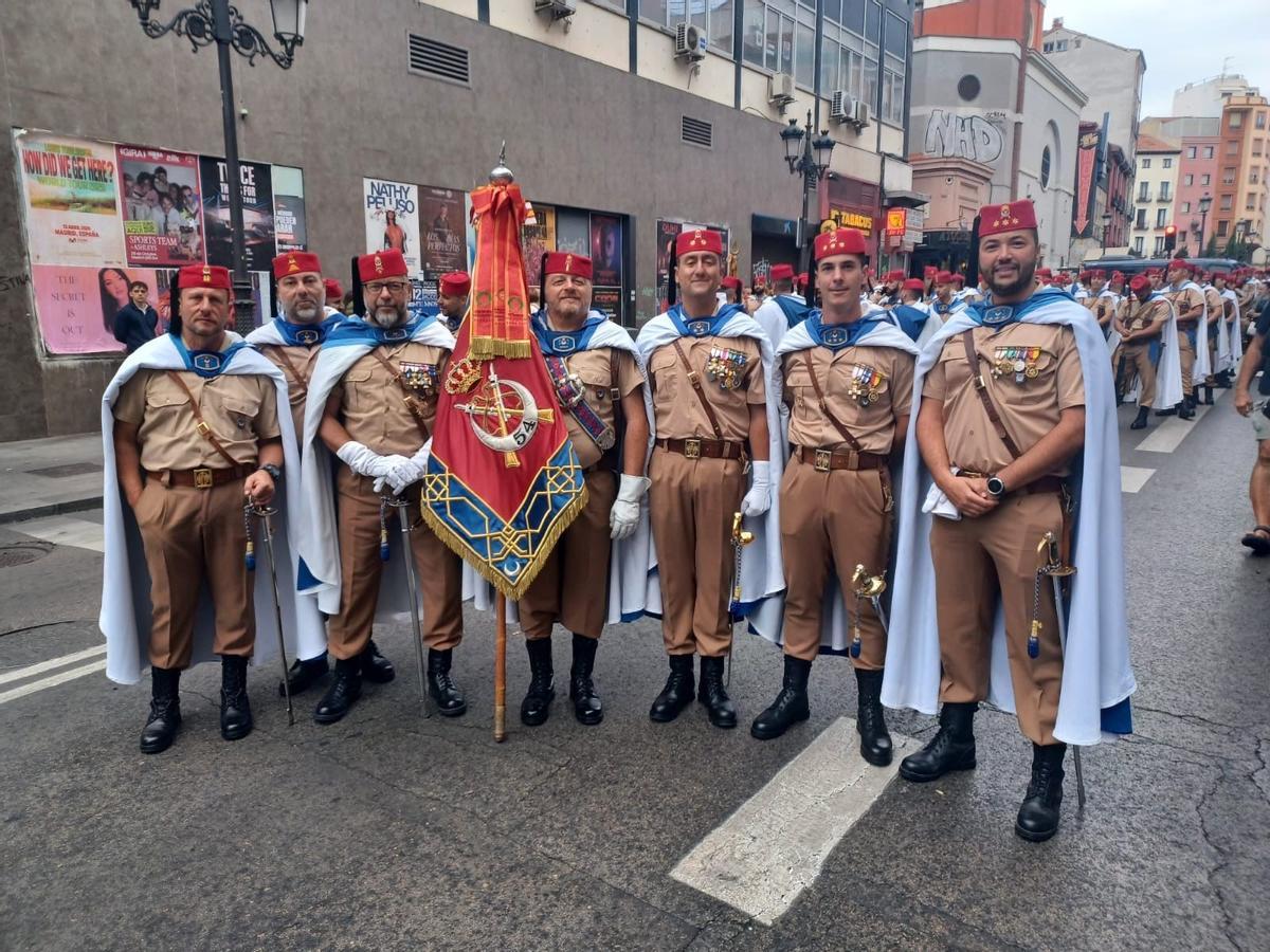 Un grupo de regulares de Ceuta.