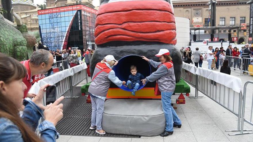 Un festín muy sabroso para tres