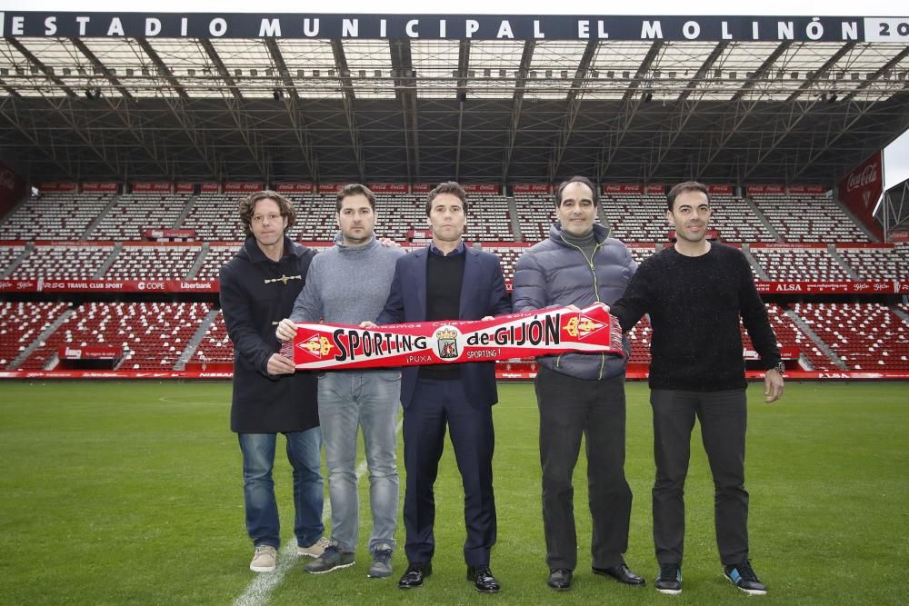 Presentación de Rubi como nuevo entrenador del Sporting