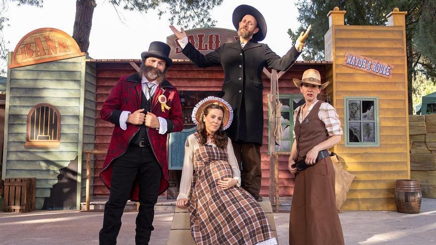 La compañía aragonesa Almonzaida Teatro representará este divertido western en el Teatro del Mercado