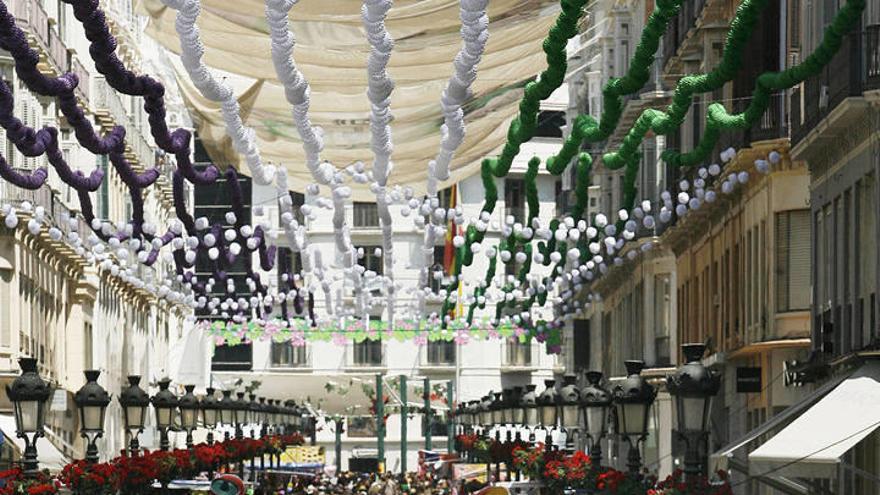 La calle Larios, durante la pasada Feria del Centro.