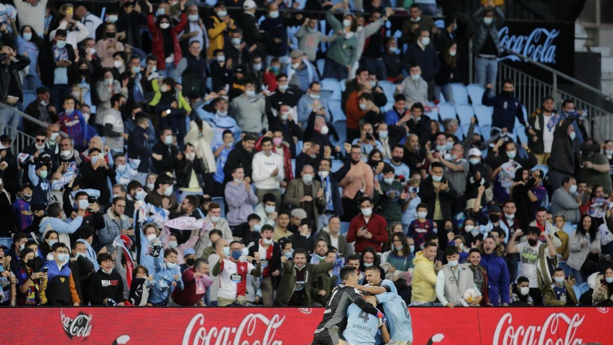 Público durante un partido de LaLiga Santander.