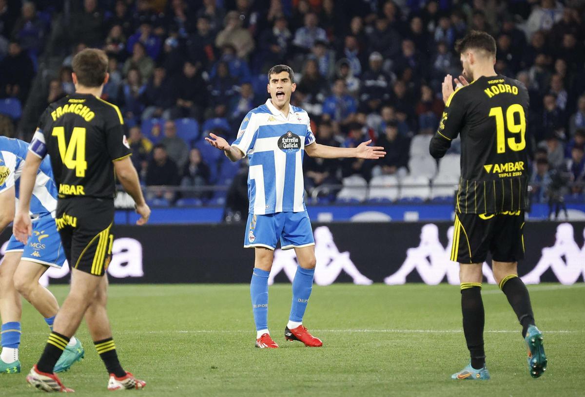 El Dépor - Zaragoza, en imágenes