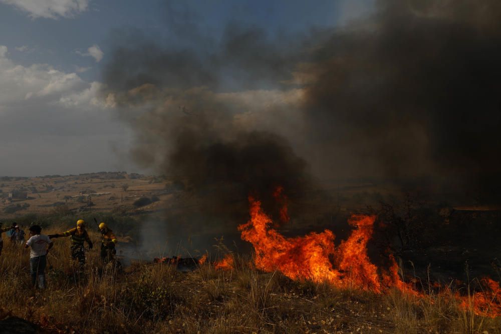 Incendio forestal Arribes