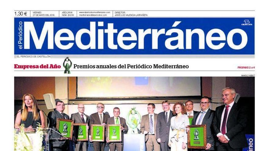 Hoy en Mediterráneo: Cartonajes La Plana se alza con el Premio Empresa del Año 2015.