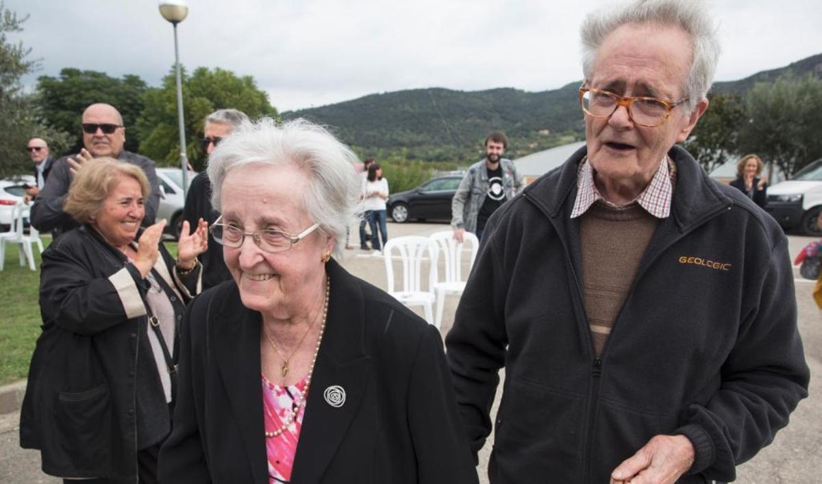 Núria Casamajó i Xavier Puigdemont, en una imatge d'arxiu.