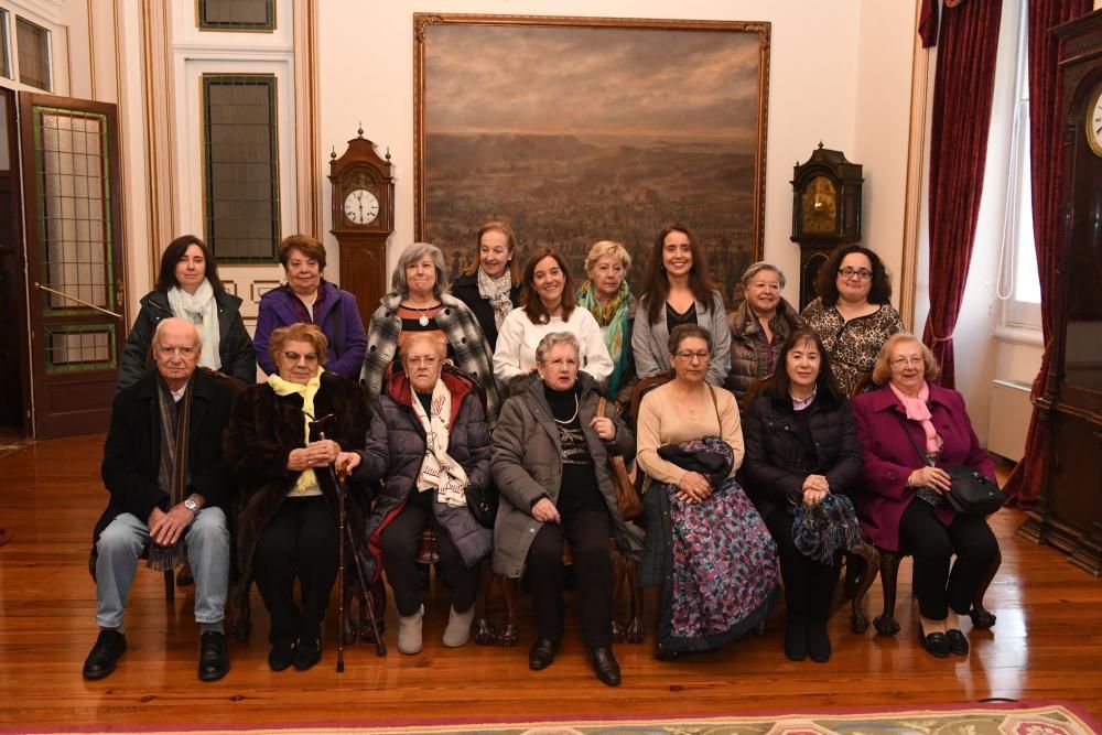 Voluntarios de los centros cívicos, en María Pita