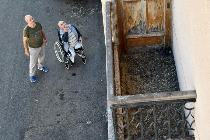 Casa abandonada llena de palomas en Ingenio