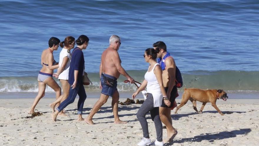 El mercurio roza los 30º en Pontevedra