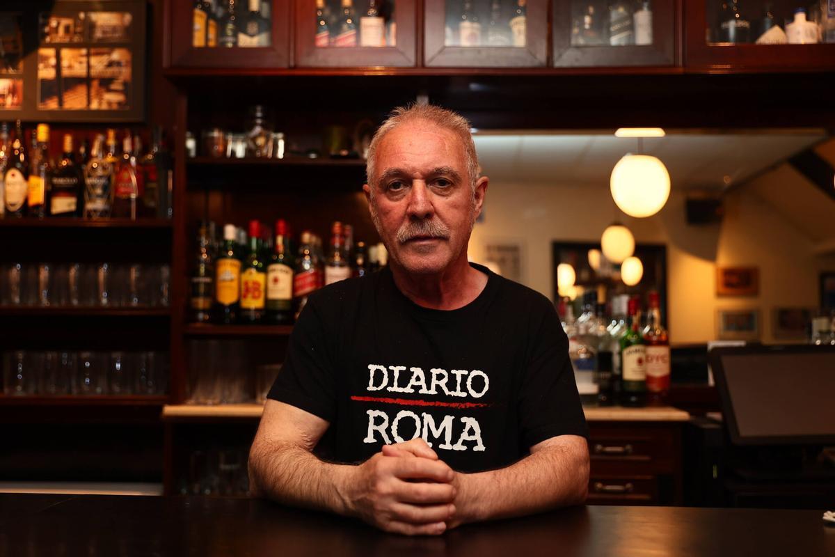 Luis Salgado en el Diario Roma. Luis Salgado en el Diario Roma.