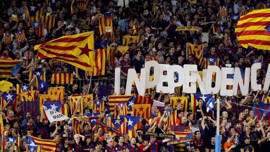 El Barcelona retira su recurso ante la UEFA por las esteladas