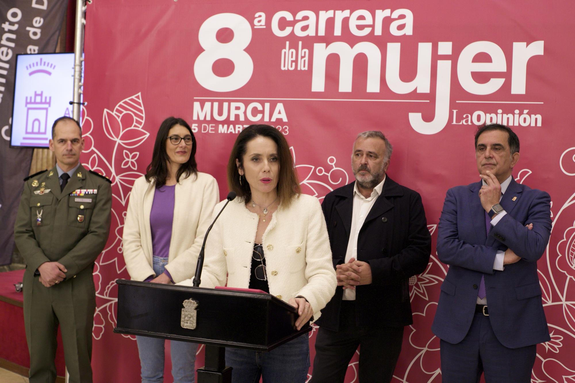 Presentación de la Carrera de la Mujer en Murcia 2023