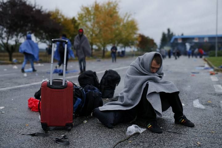 La frontera entre Croacia y Eslovenia ha vivido momentos de tensión por los deseos de los refugiados de atravesarla