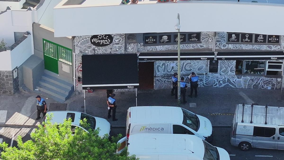 La Policía Local de Candelaria procedió cierre de un establecimiento ubicado en la calle Las Arenitas, en Las Caletillas